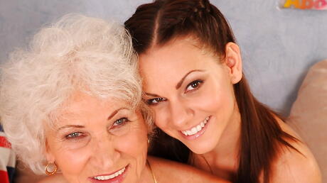 Appealing girls Hadjara, Mira Shine and others enjoying amazing lesbian groupsex 